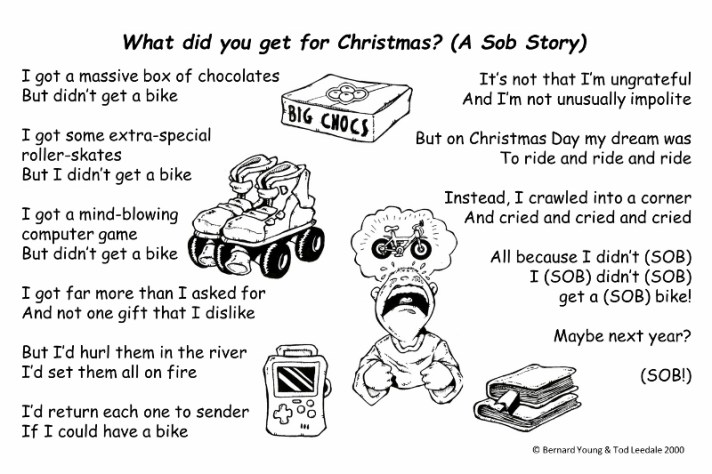 Poem and pictures from the book Brilliant by Bernard Young